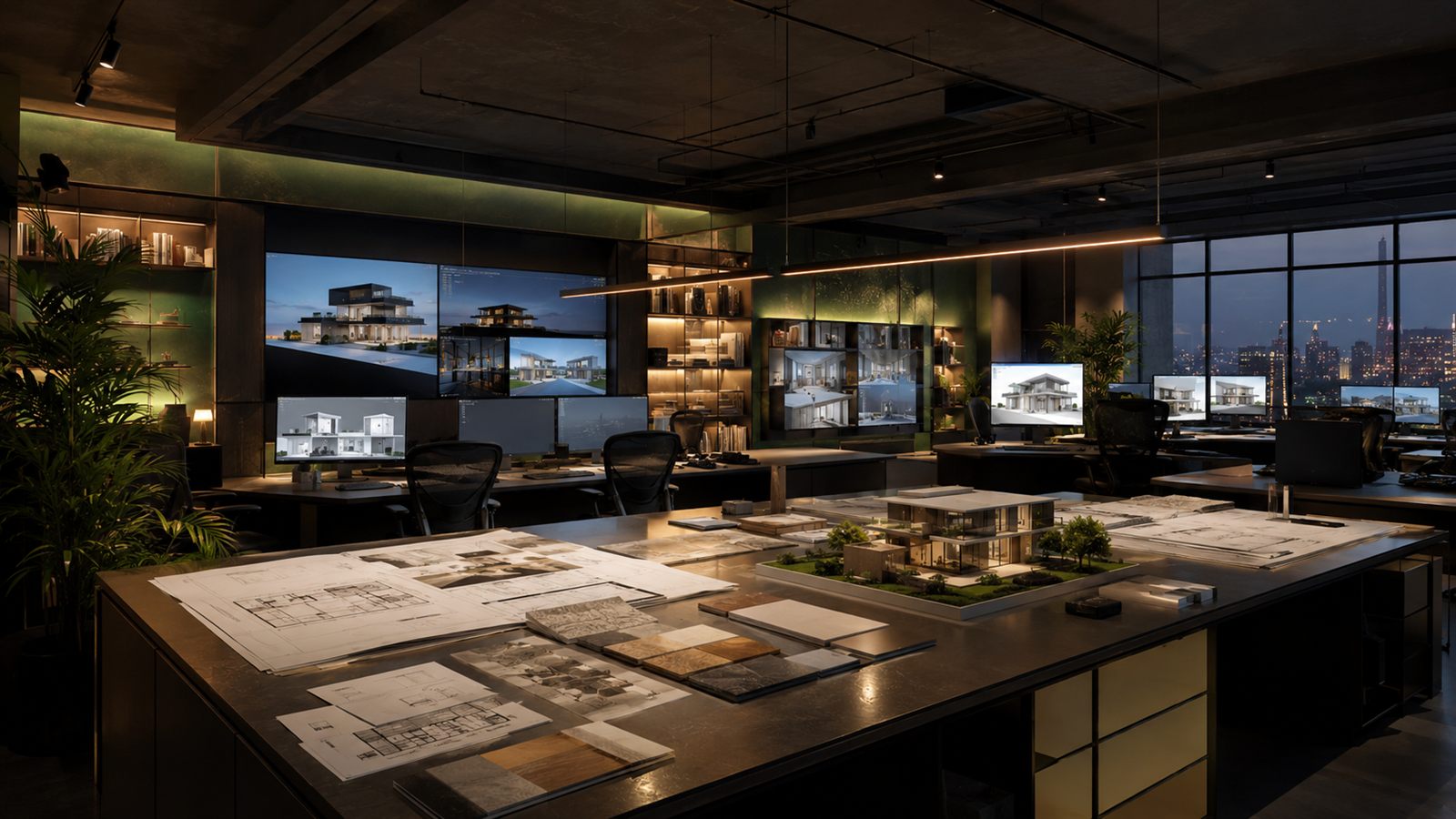 Global project support and offshore design services for construction and interiors