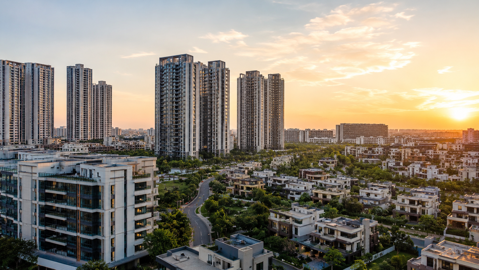 Hyderabad skyline for real estate consultants reviewing residential property growth corridors