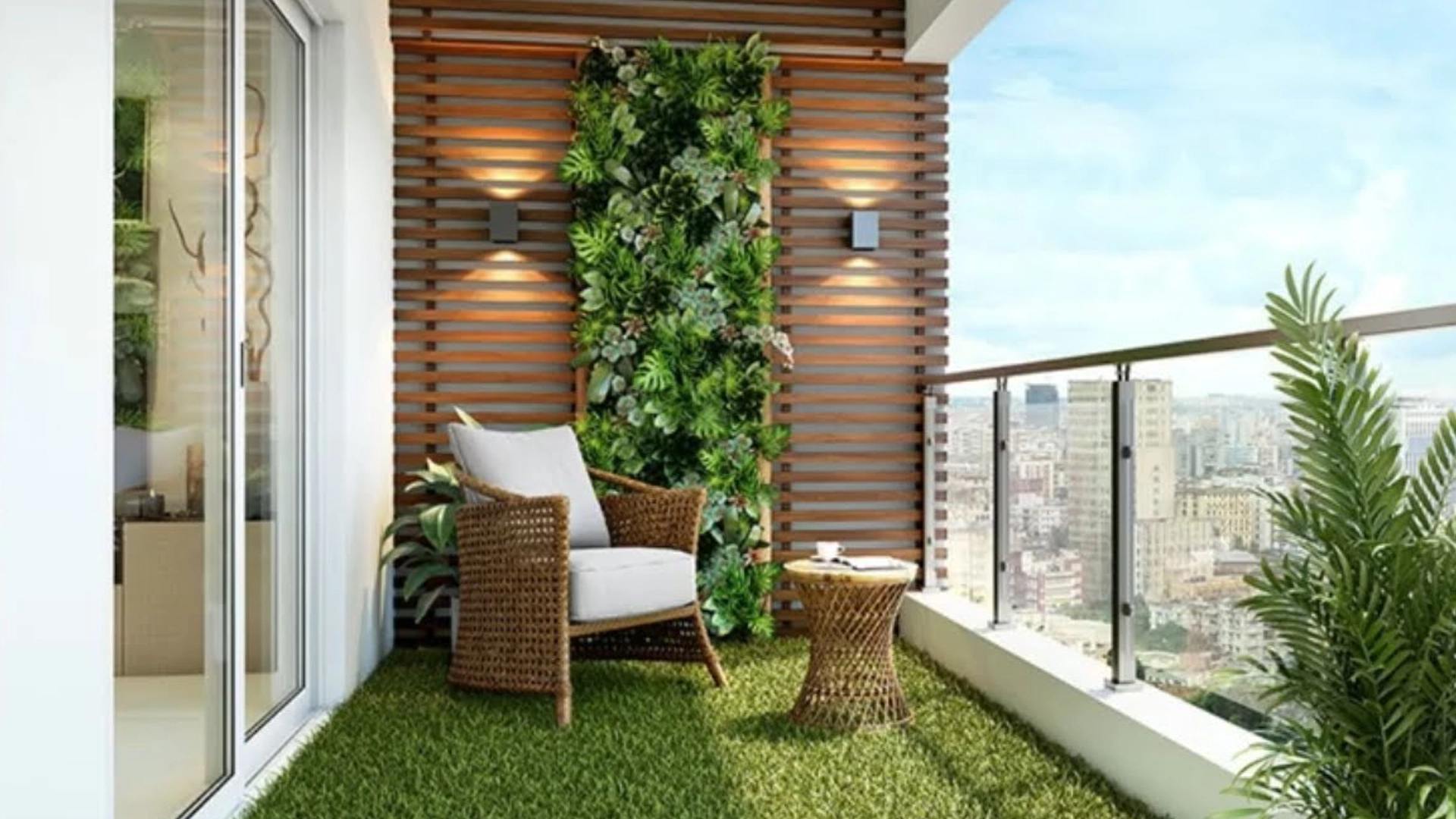 Balcony Garden in Hi-Tech City by SR Group