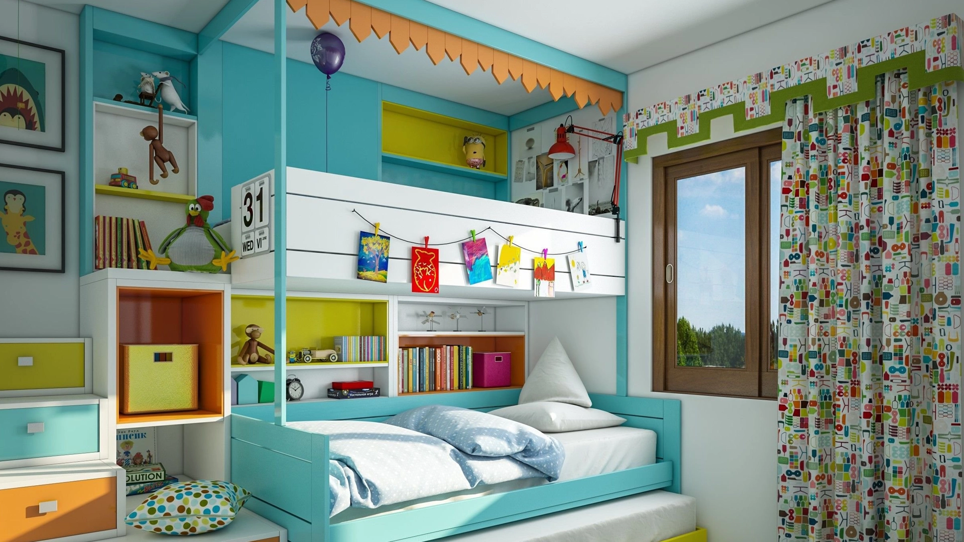 Kids bedroom interior Miyapur