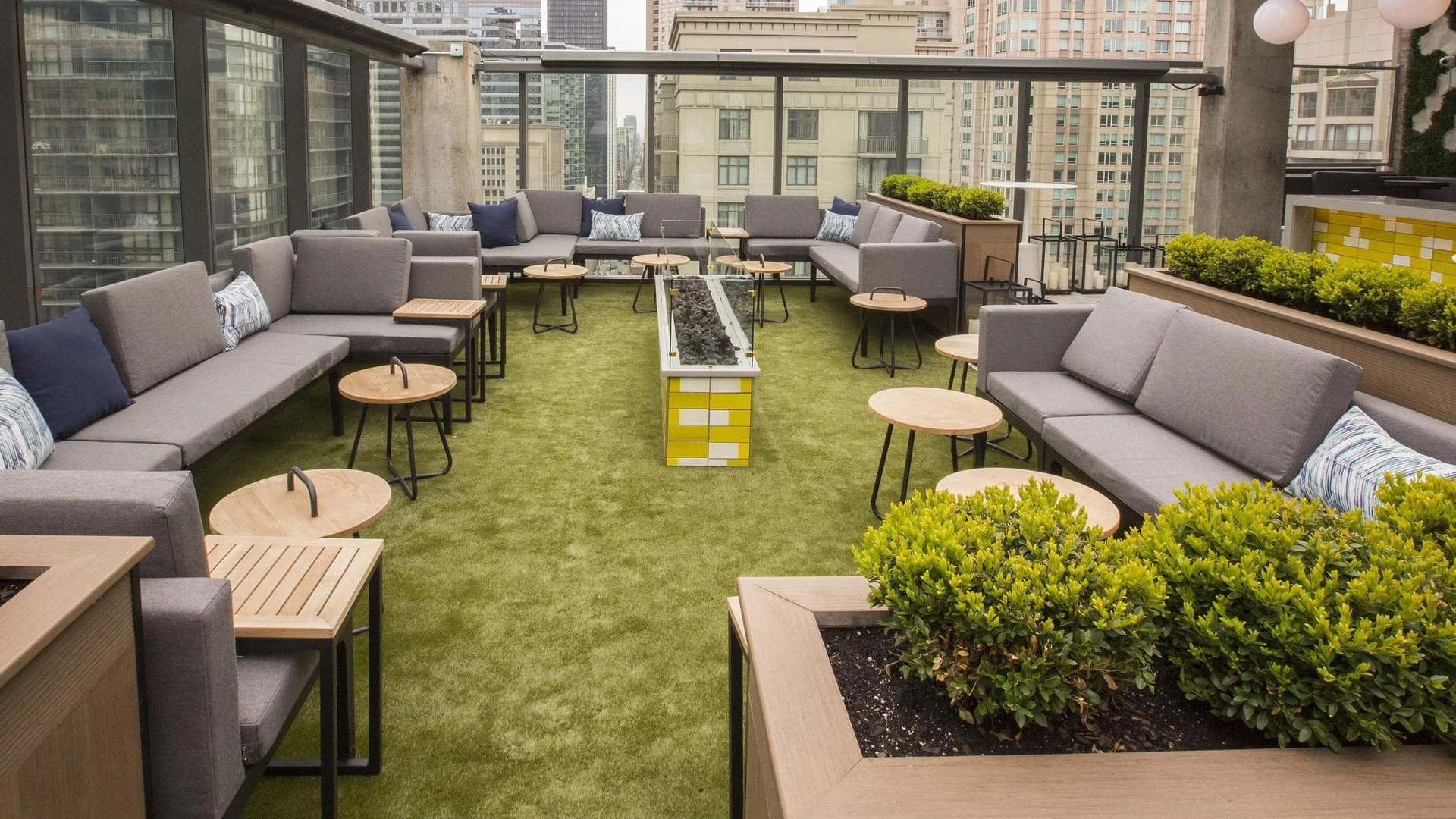 Rooftop Garden in Manikonda by SR Group
