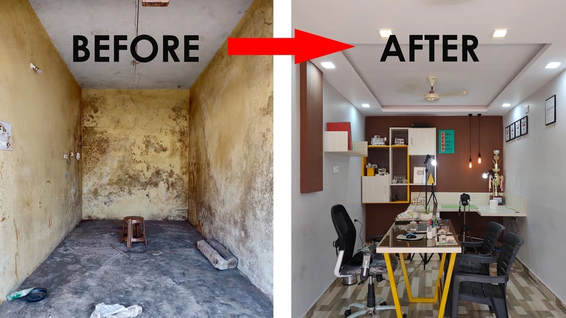 Home renovation before and after planning in Hyderabad