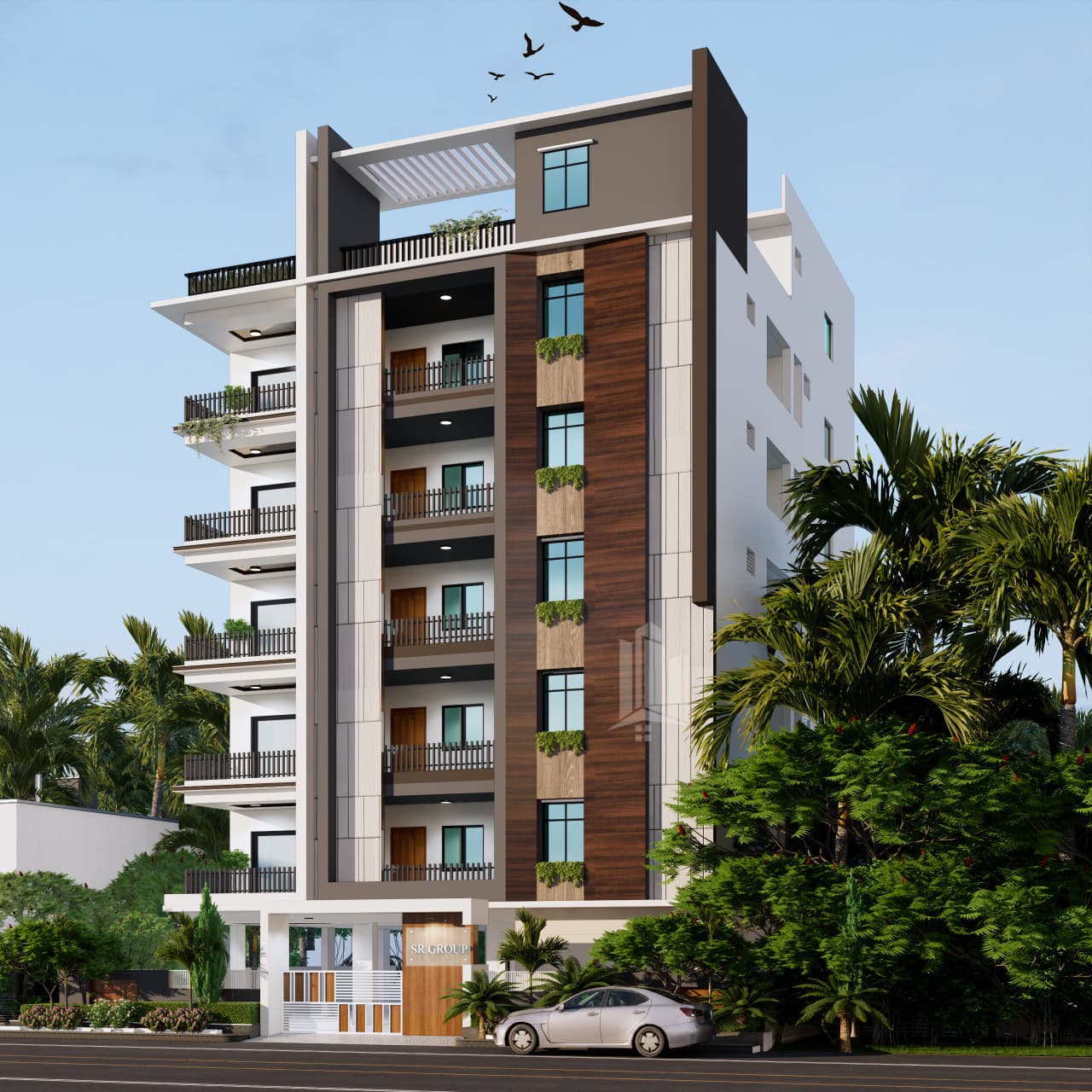 SR Hill Top - Luxury 4BHK Boutique Flats by SR Group